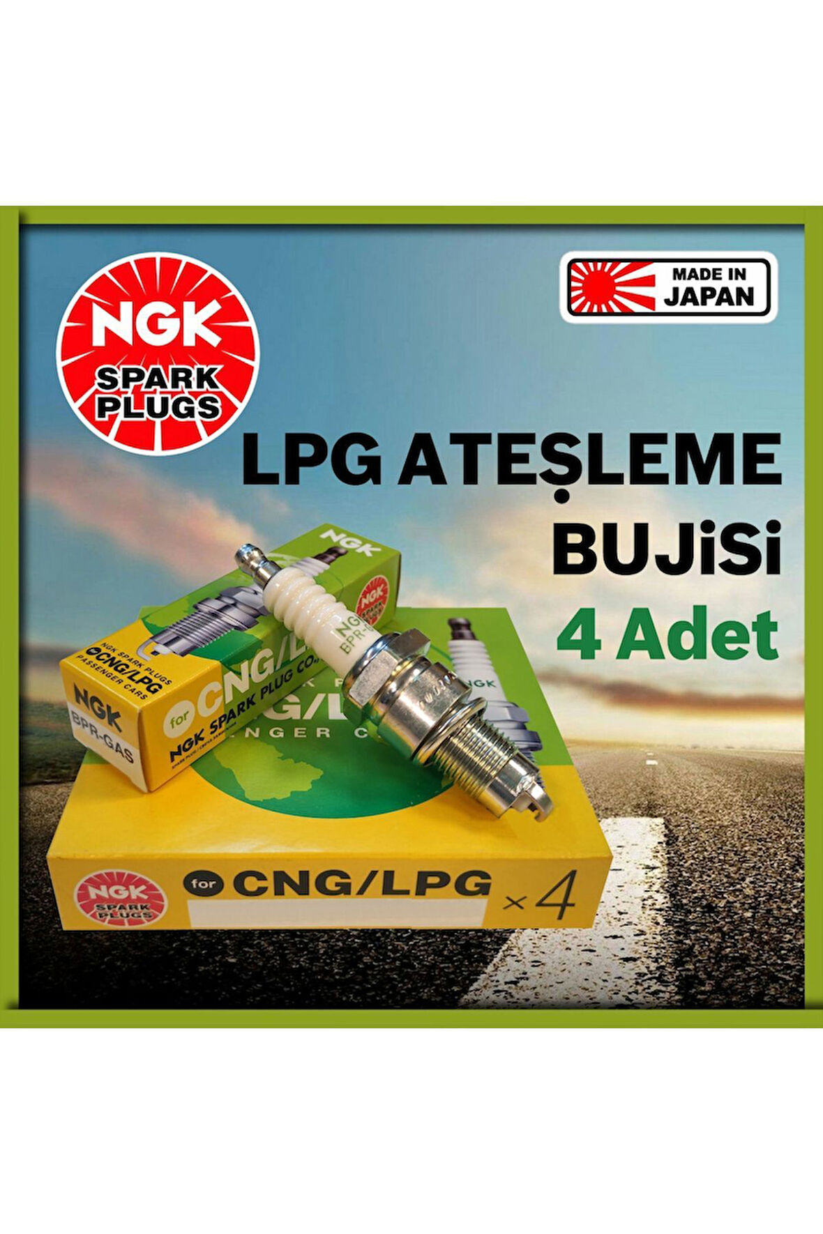 7988 Buji Takımı(4)Lpg/Renault R11/R12 TOROS/R19 EROPA/R21/R9 BRODWAY