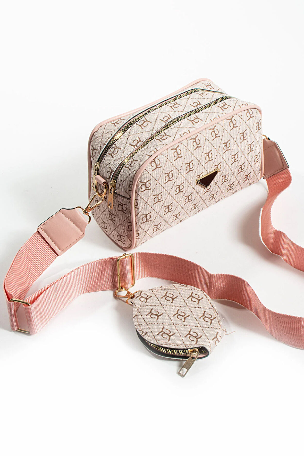 Kadın Çapraz Ayarlanabilir 2 Bölmeli  Askılı Çanta