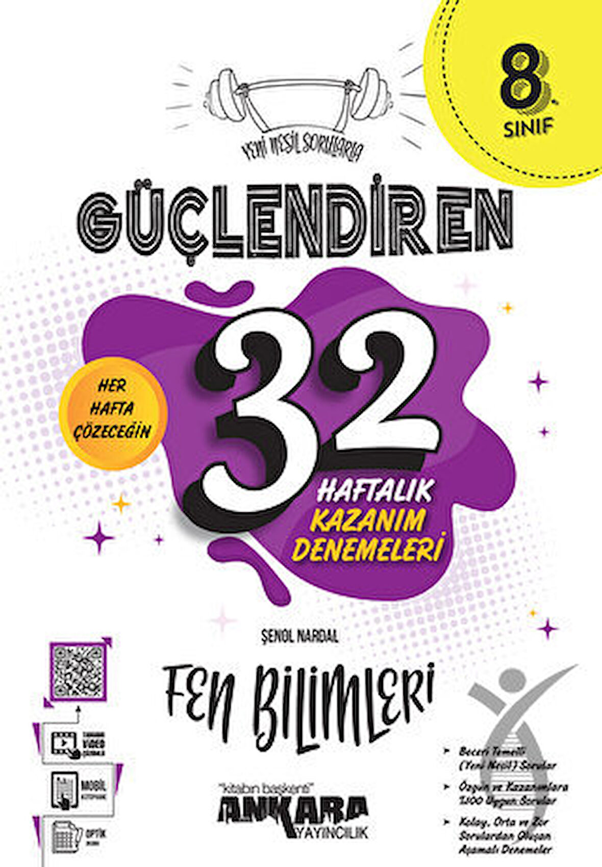 8.Sınıf LGS Fen Bilimleri Güçlendiren 32 Haftalık Kazanım Denemeleri