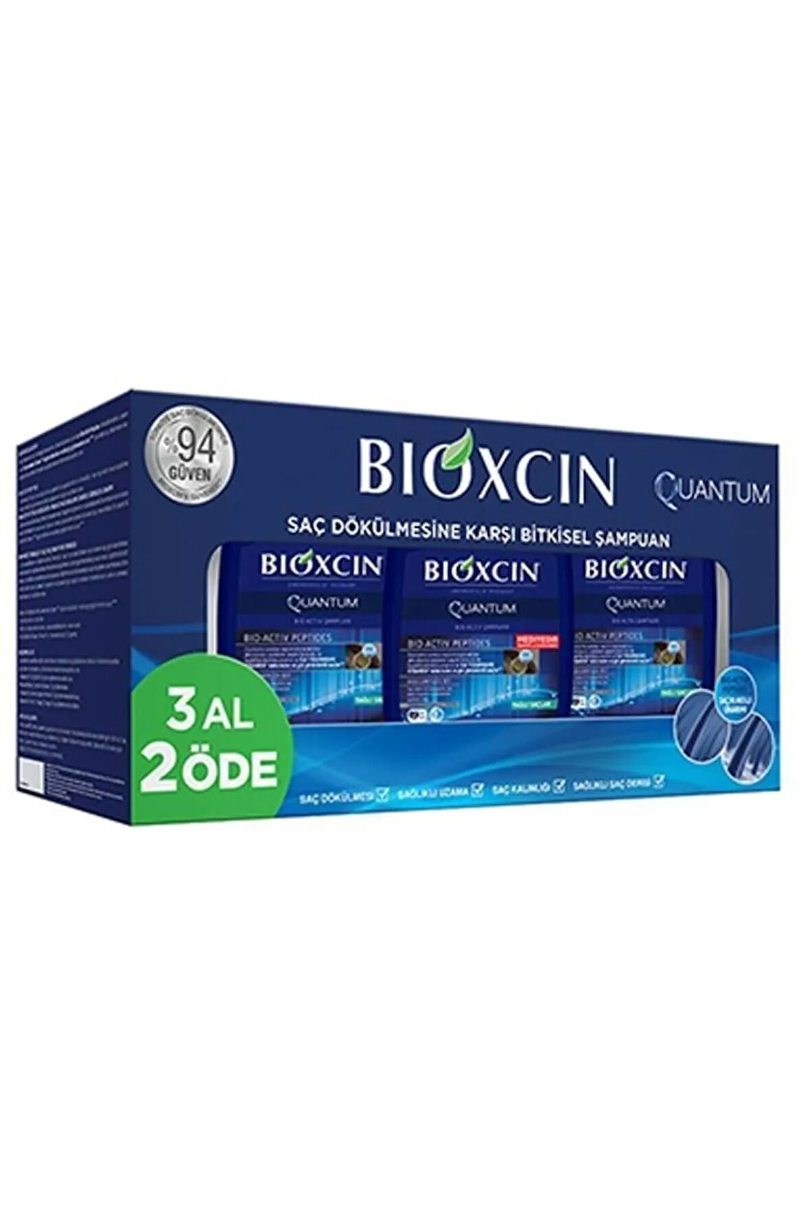 Quantum 3 Al 2 Öde Yaglı Saçlar için 3x300 ML