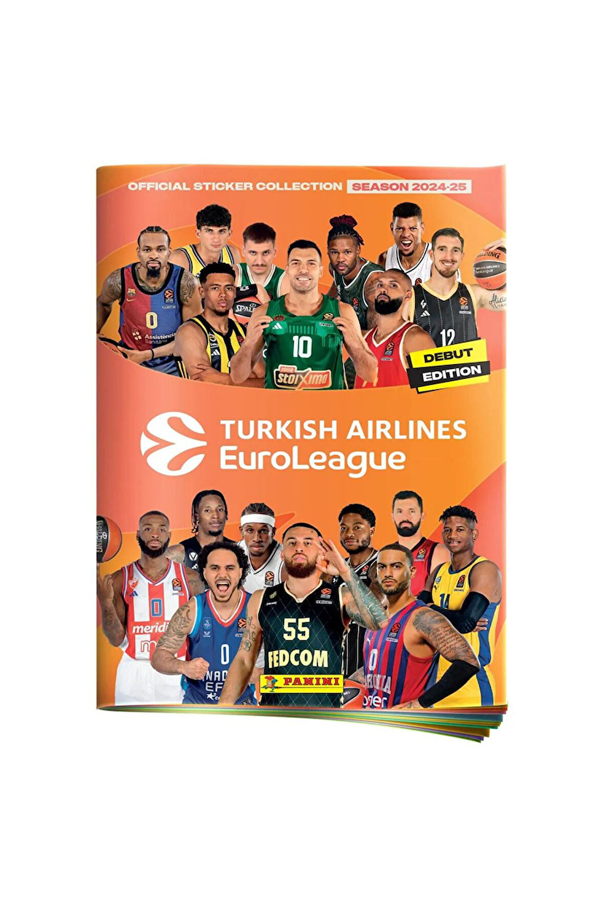 Official 2024-25 Turkish Airlines EuroLeague Sticker Albümü Başlangıç Paketi
