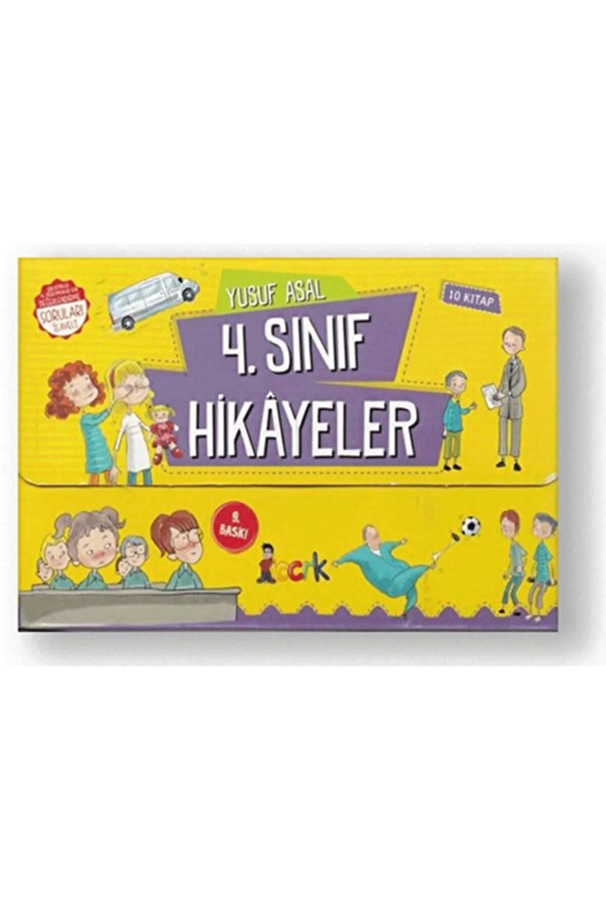 Okuma Anlama Hediyeli 4. Sınıf Hikayeler (10 KİTAP SET) | Yusuf Asal | Bıcırık Yayınlar