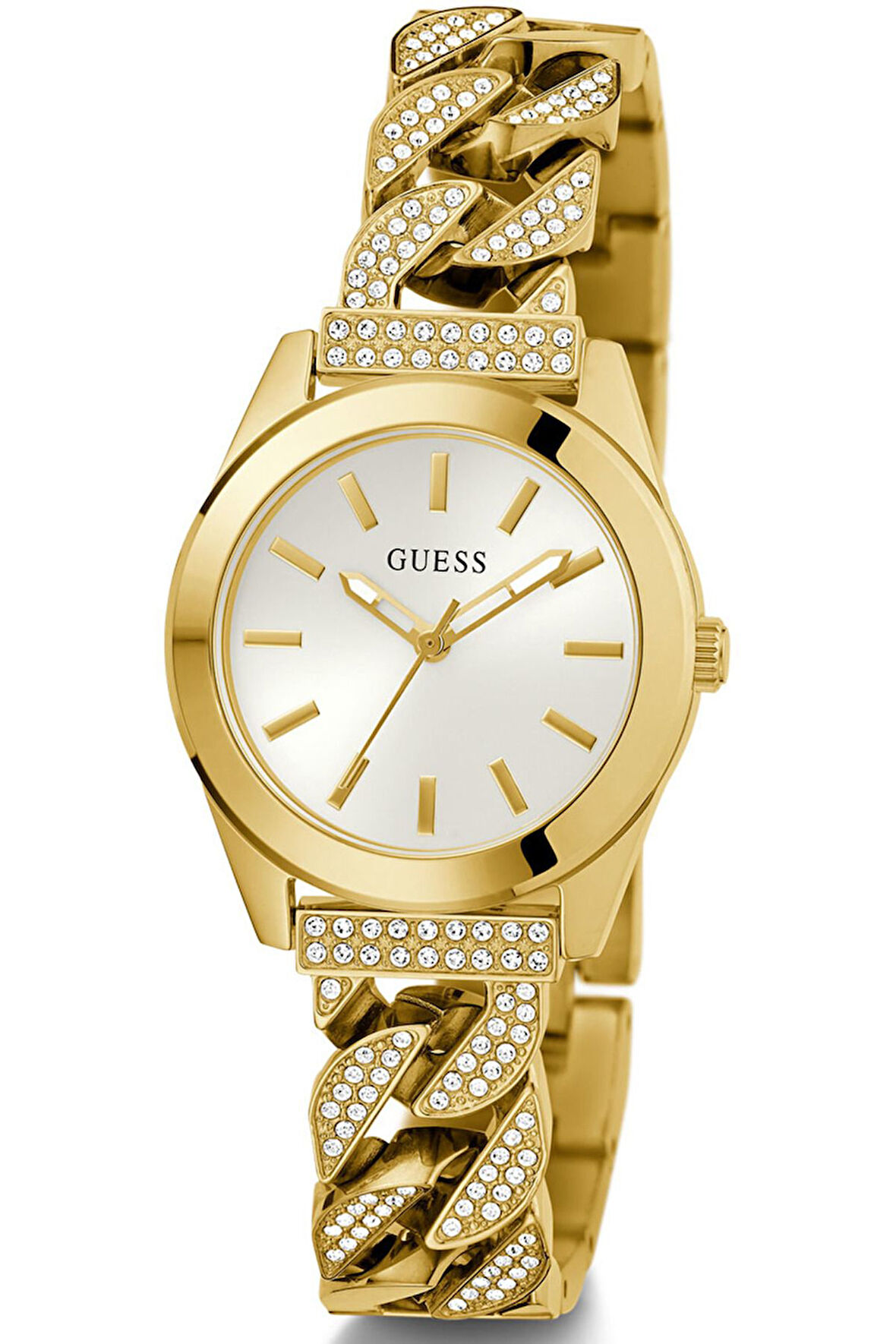 Guess Gugw0546l2 Çelik Kasa Çelik Kordonlu Kadın Kol Saati 