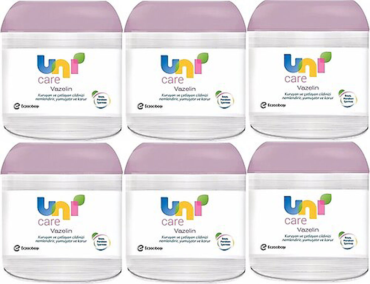 Uni Baby Vazelin 170 ml - 6'lı Paket