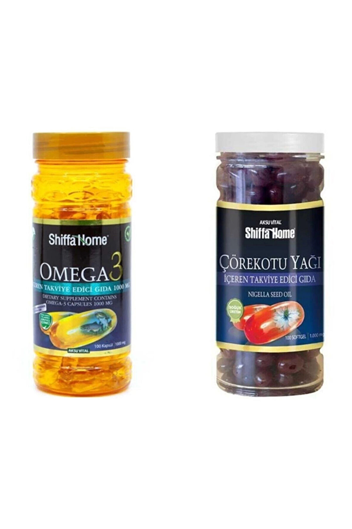 Omega-3 1000 Mg 100 Softjel & Çörek Otu Yağı 1000 Mg 100 Kapsül