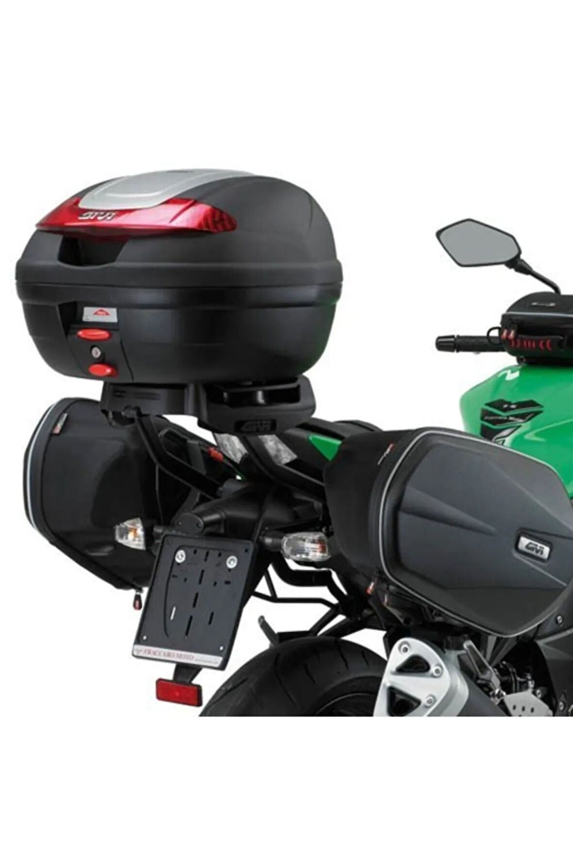 Te265 Kawasaki Z 750 (07-13) Uyumlu Yan Kumaş Çanta Demiri