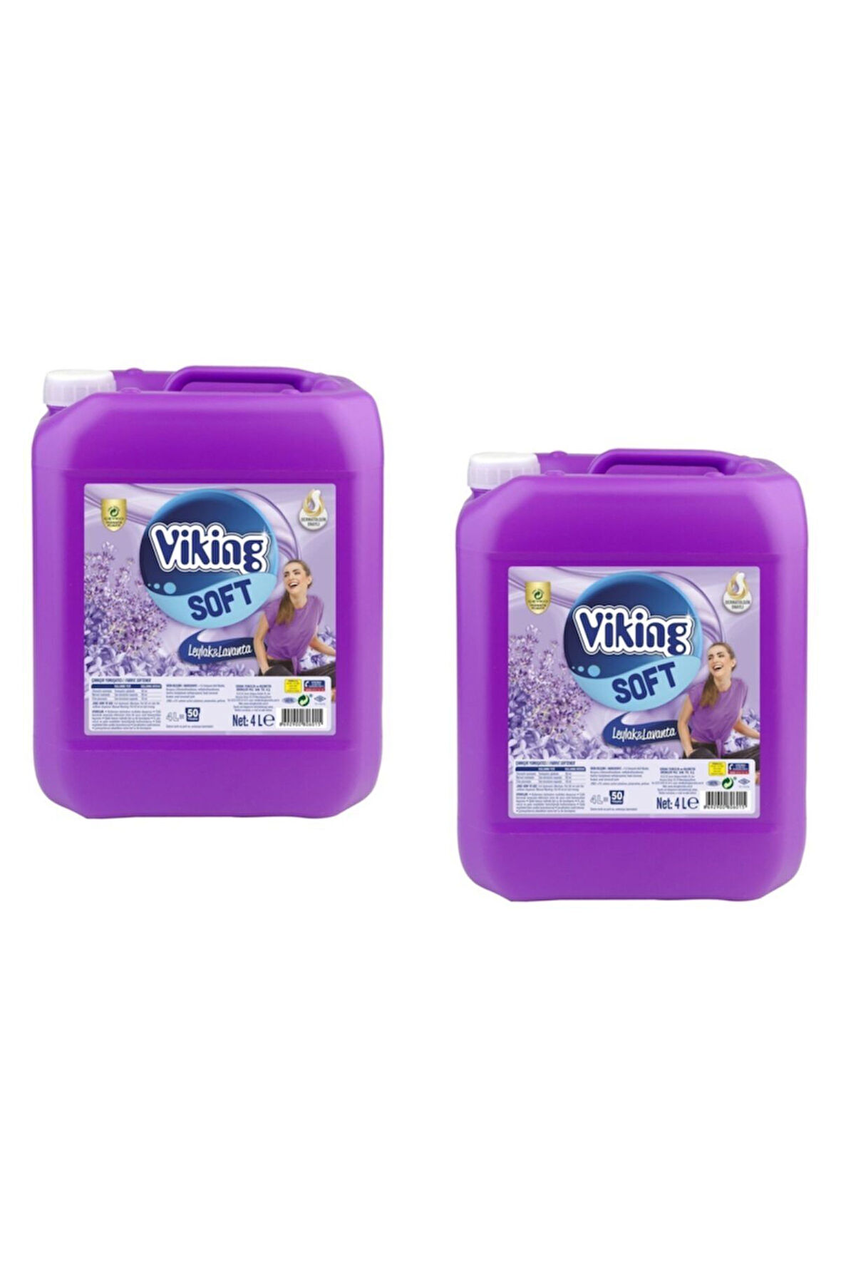 Viking Soft Çamaşır Yumuşatıcısı Leylak Ve Lavanta 5 Lt - 2 Adet