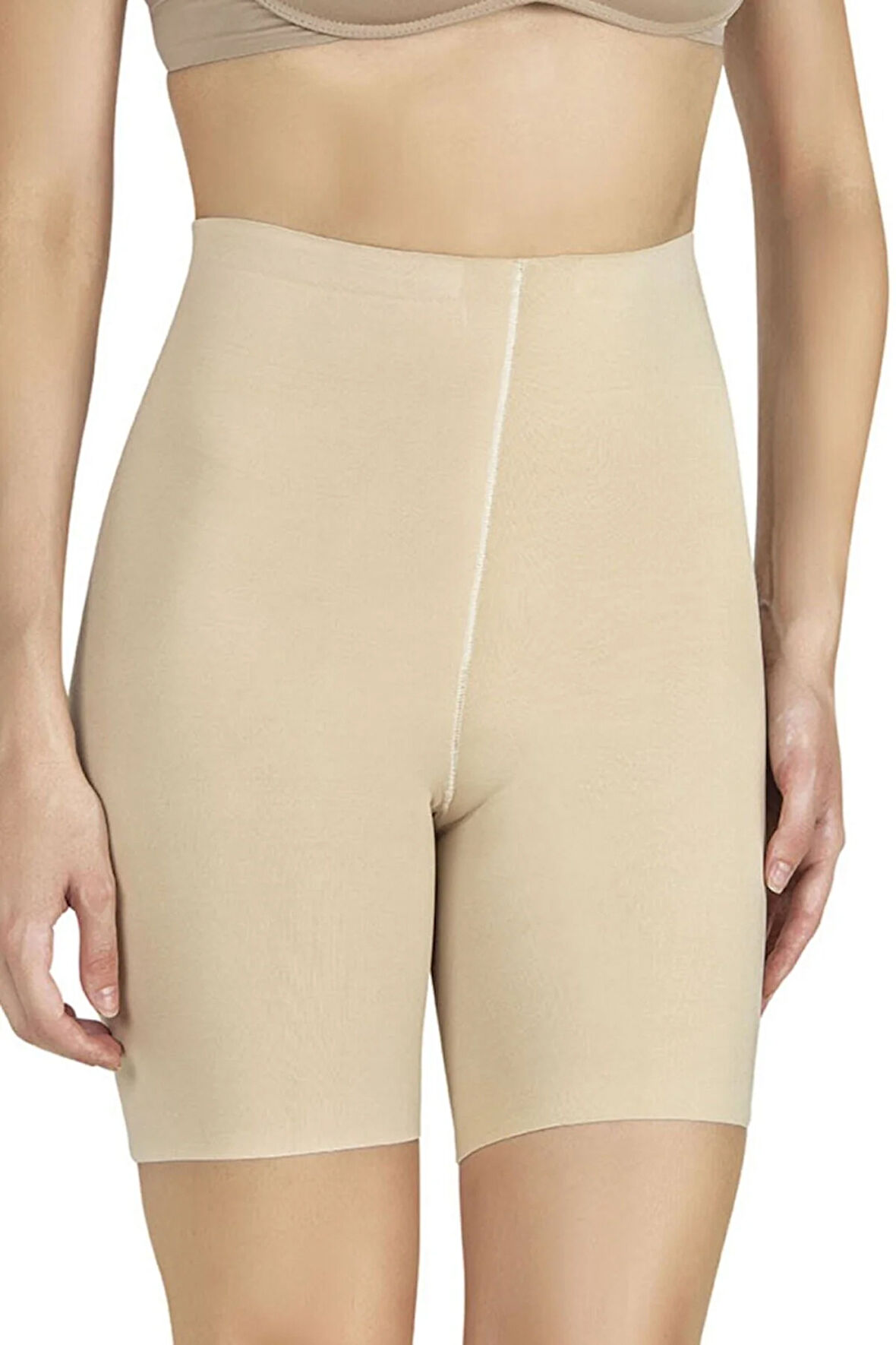 Lazer Kesim Slikonlu Şort Korse İz Yapmaz Görünmez Şık Tasarım 2060