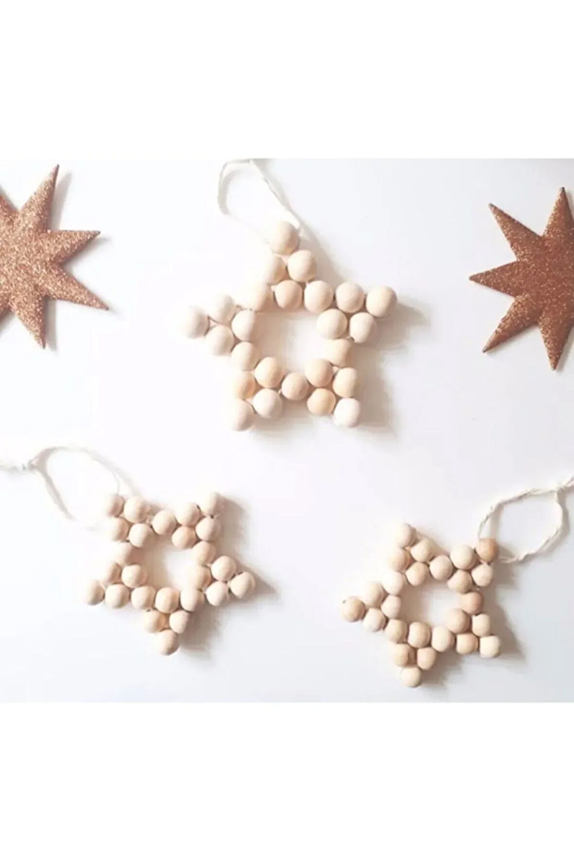 Ahşap Boncuk Yıldız