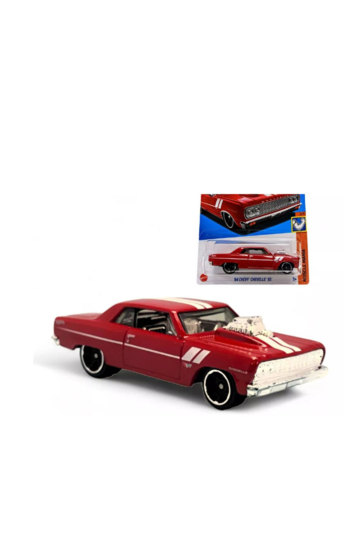 1/64 Ölçek 64 Chevy Chevelle Ss