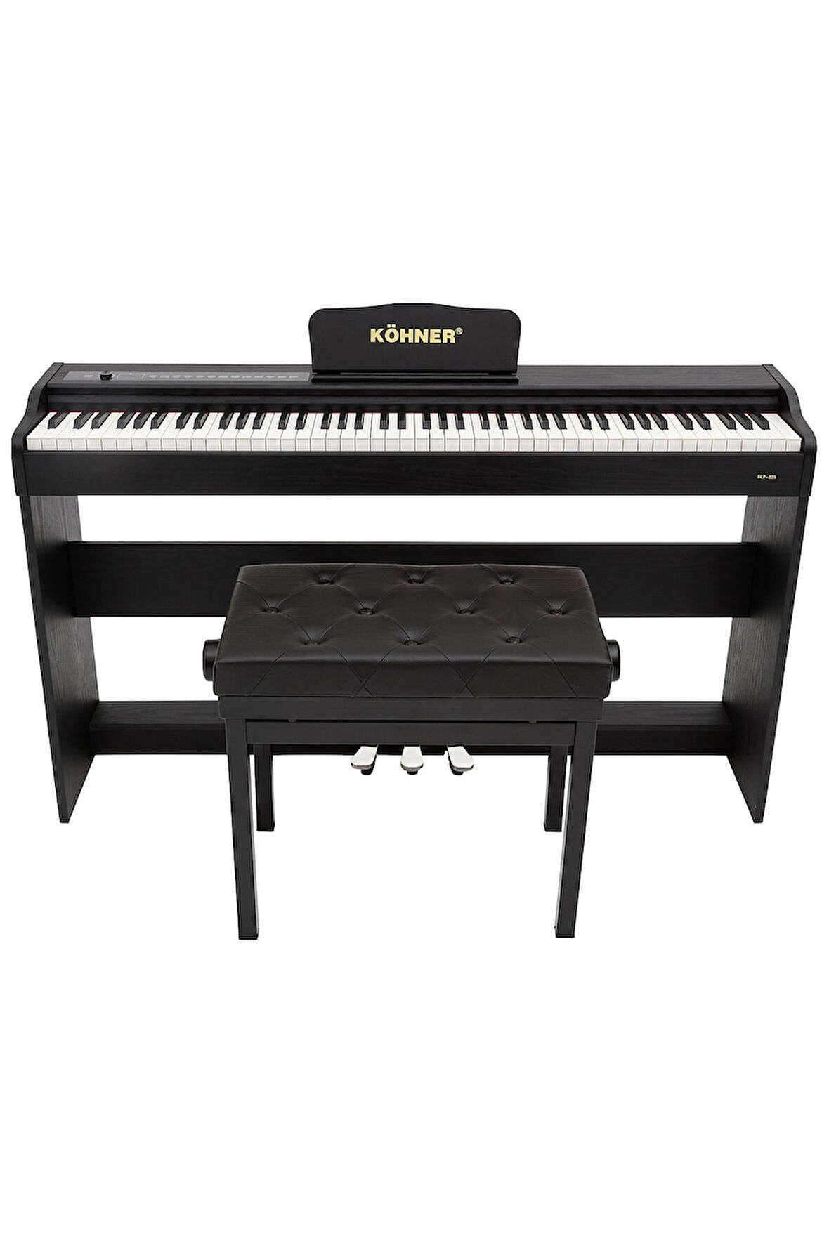 Slp-225 Bk Dijital Konsol Piyano, Bluetooth, Tuş Hassasiyeti, 88 Tuşlu (KULAKLIK VE TABURE)