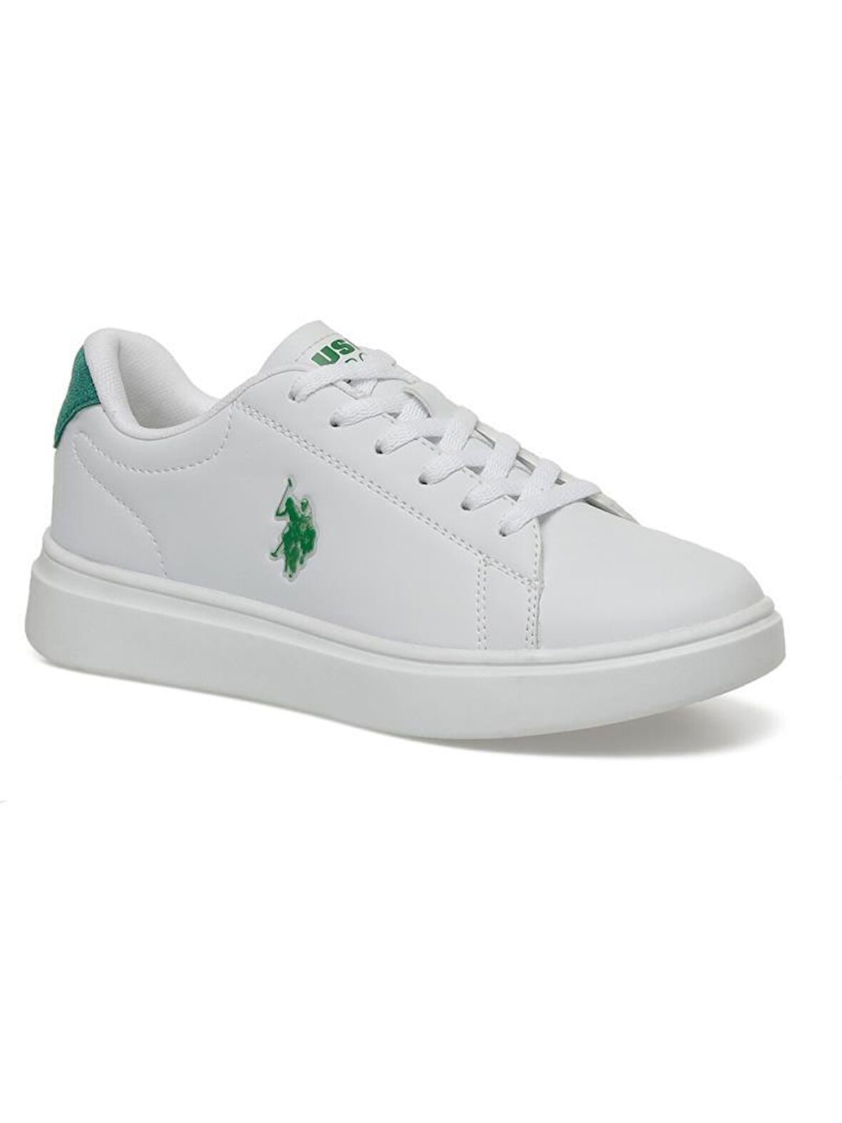 U.S.POLO ASSN.LINDA 4FX BEYAZ YEŞİL RAHAT KALIP SPOR AYAKKABISI