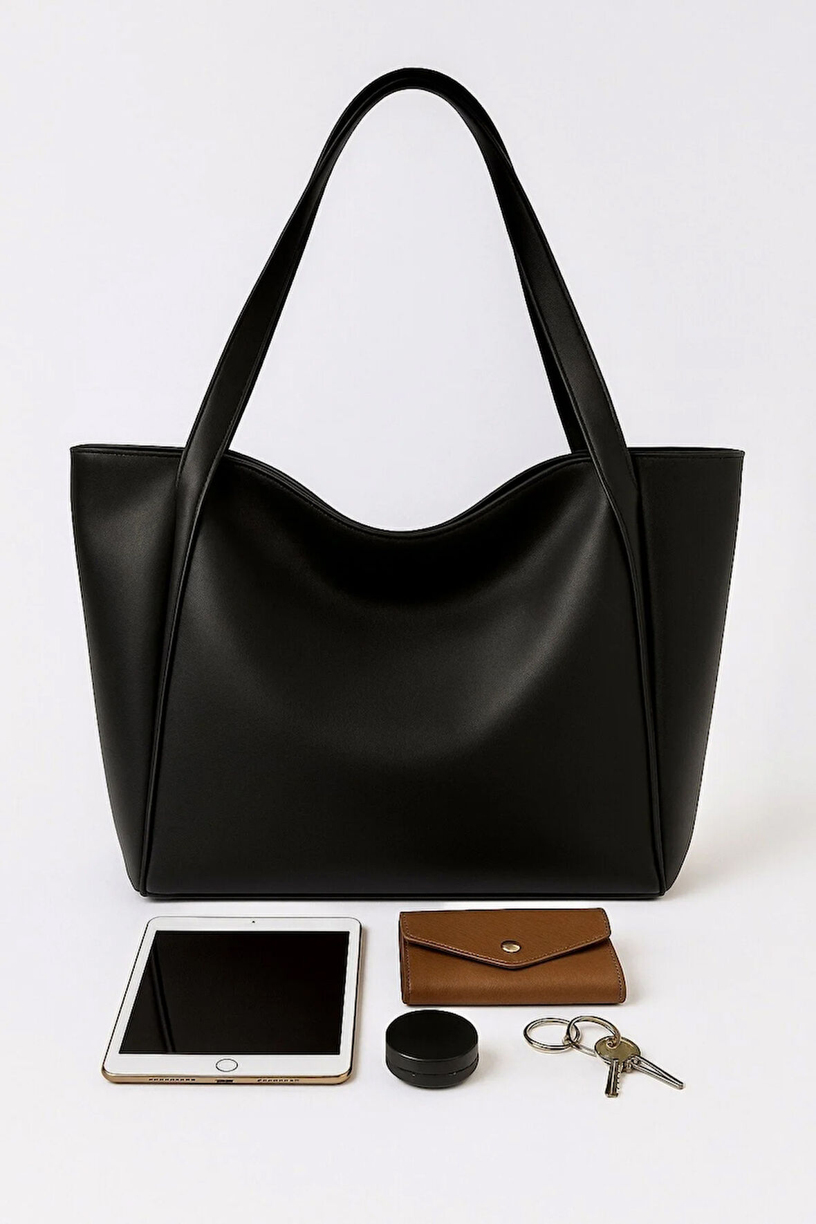 Büyük Kapasiteli Kadın omuz çantası yumuşak deri salaş çanta