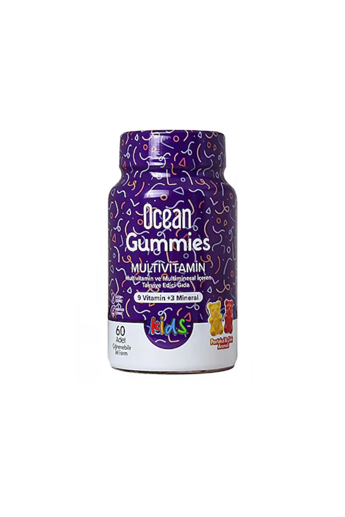 Ocean Gummies Multivitamin Kids 60 Yumuşak Tablet