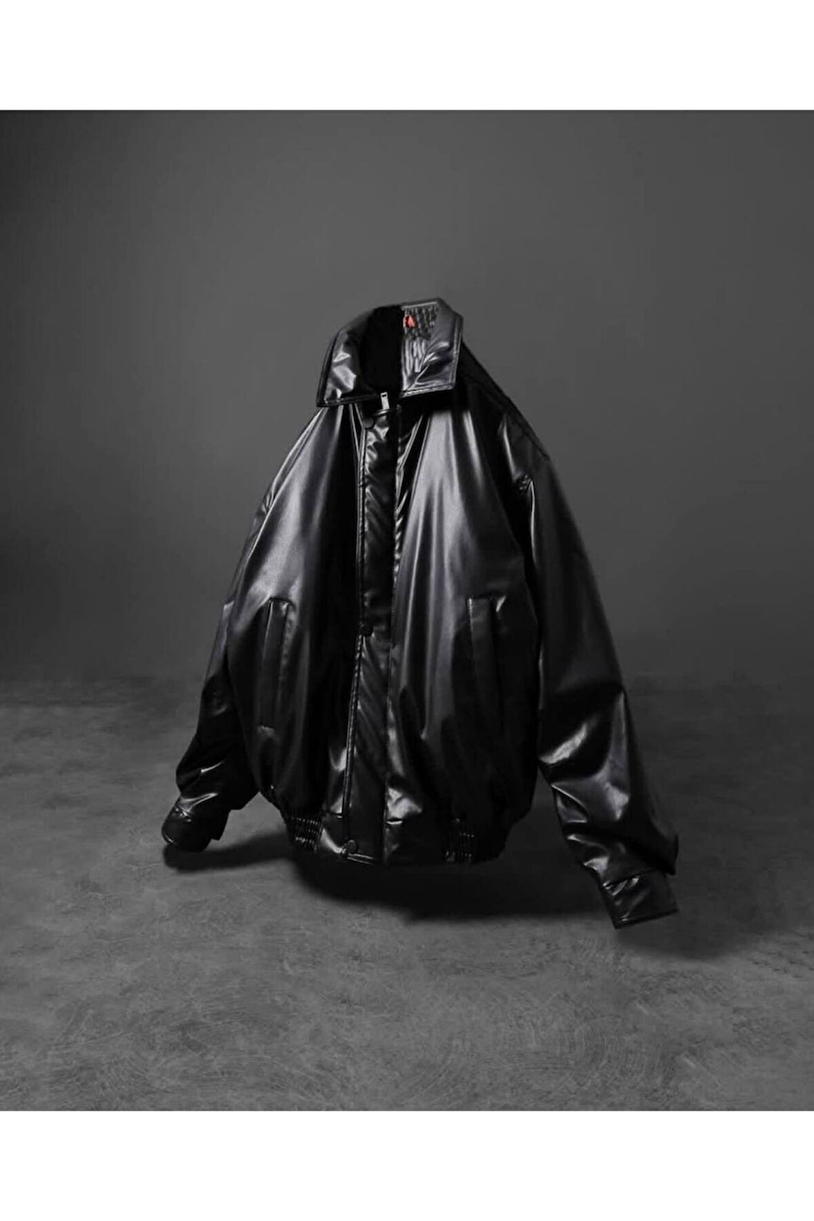 ERKEK PREMİUM OVERSİZE VİNTAGE BOMBER DERİ CEKET