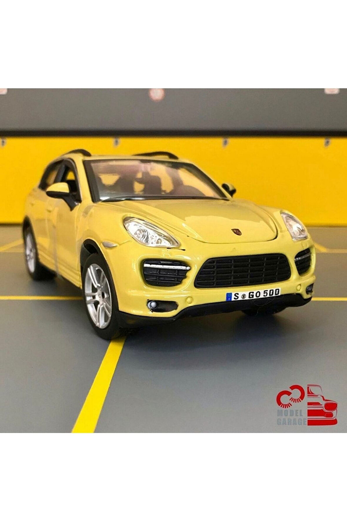 Burago Porsche Cayenne Turbo 1/24 Ölçek *c&c Model Garage* Diecast Metal Model Araba