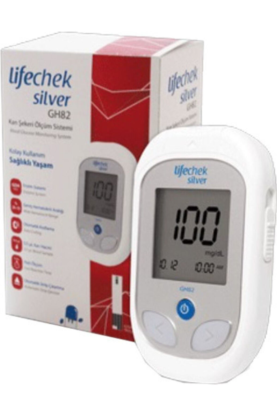 Lifechek Silver GH82 Kan Şekeri Ölçüm Cihazı