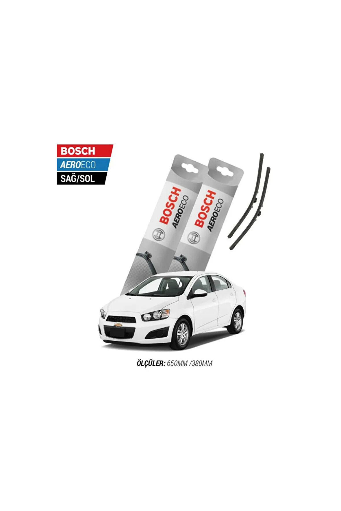 Chevrolet Aveo HB 2013 Model Bosch Aeroeco Muz Silecek Takımı