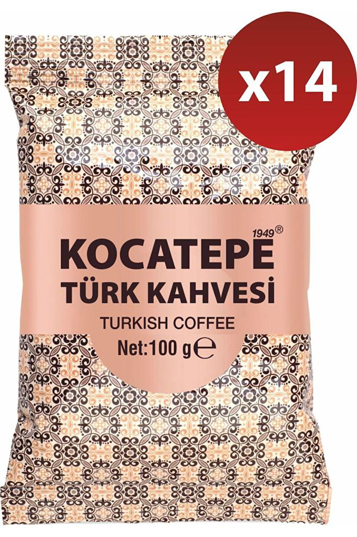 Kocatepe Türk Kahvesi 100 gr x 14 Adet