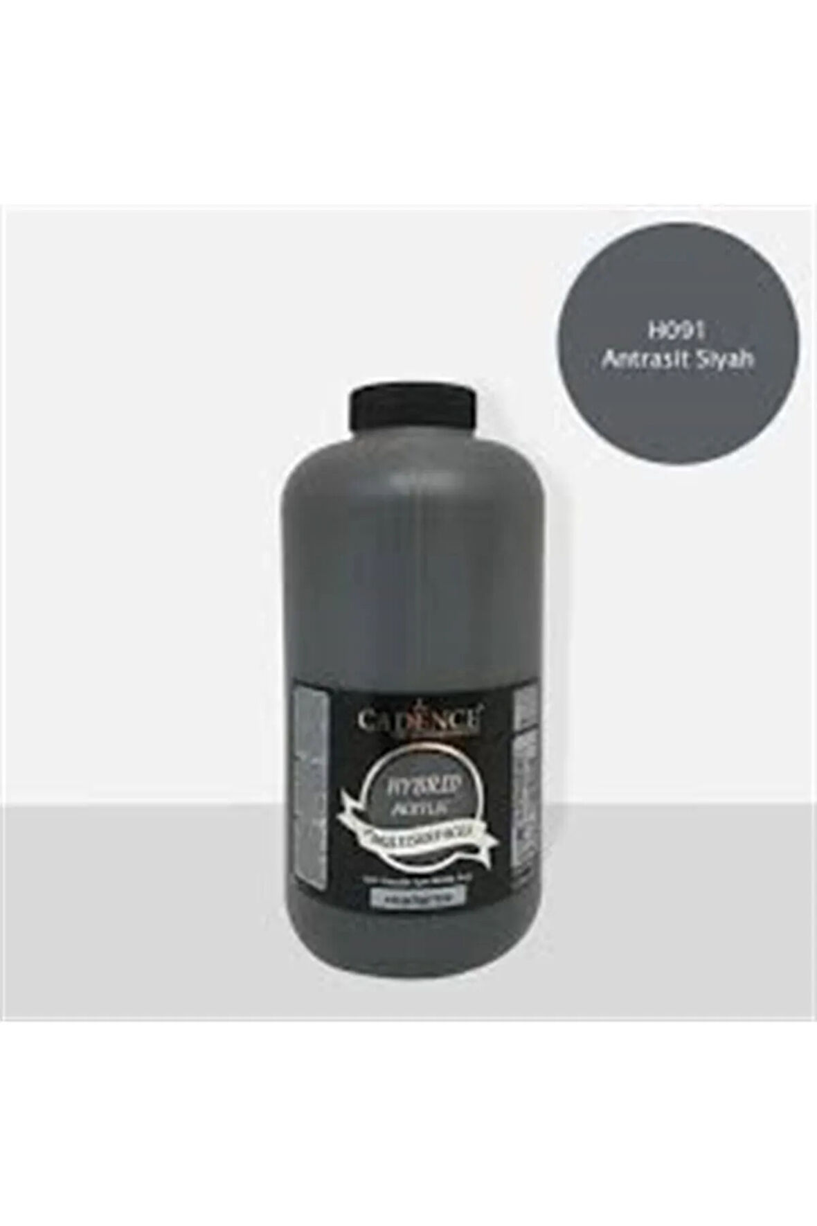 H-091 Antrasit Siyah 2 Litre Multisurfaces Hybrid Akrilik Boya