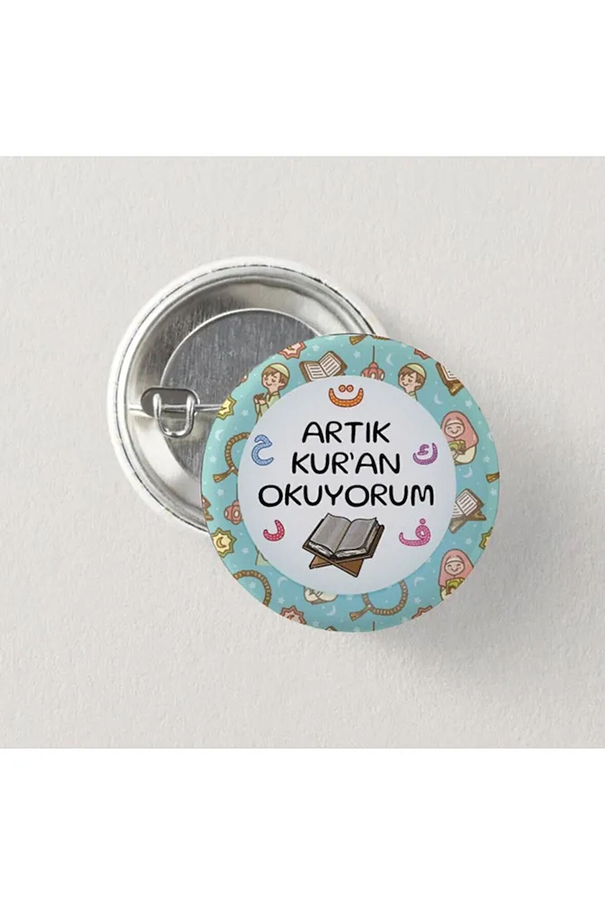 Artık Kuran Okuyorum Çocuk Rozet (20 Adet) CaminhoRozet