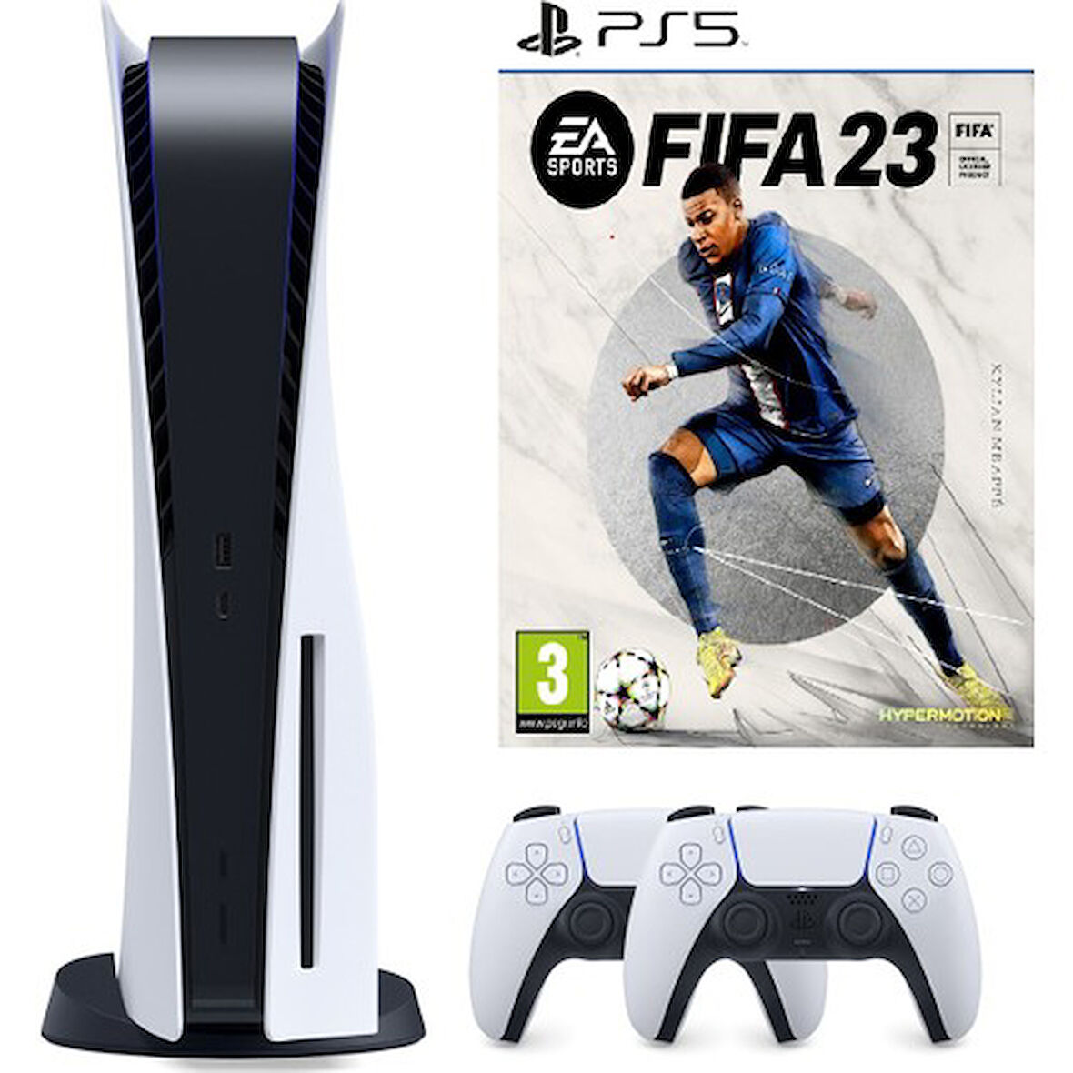 Sony Playstation 5 + 2. Dualsense Kol + Ps5 Fifa 23 (ithalatçı Garantili)