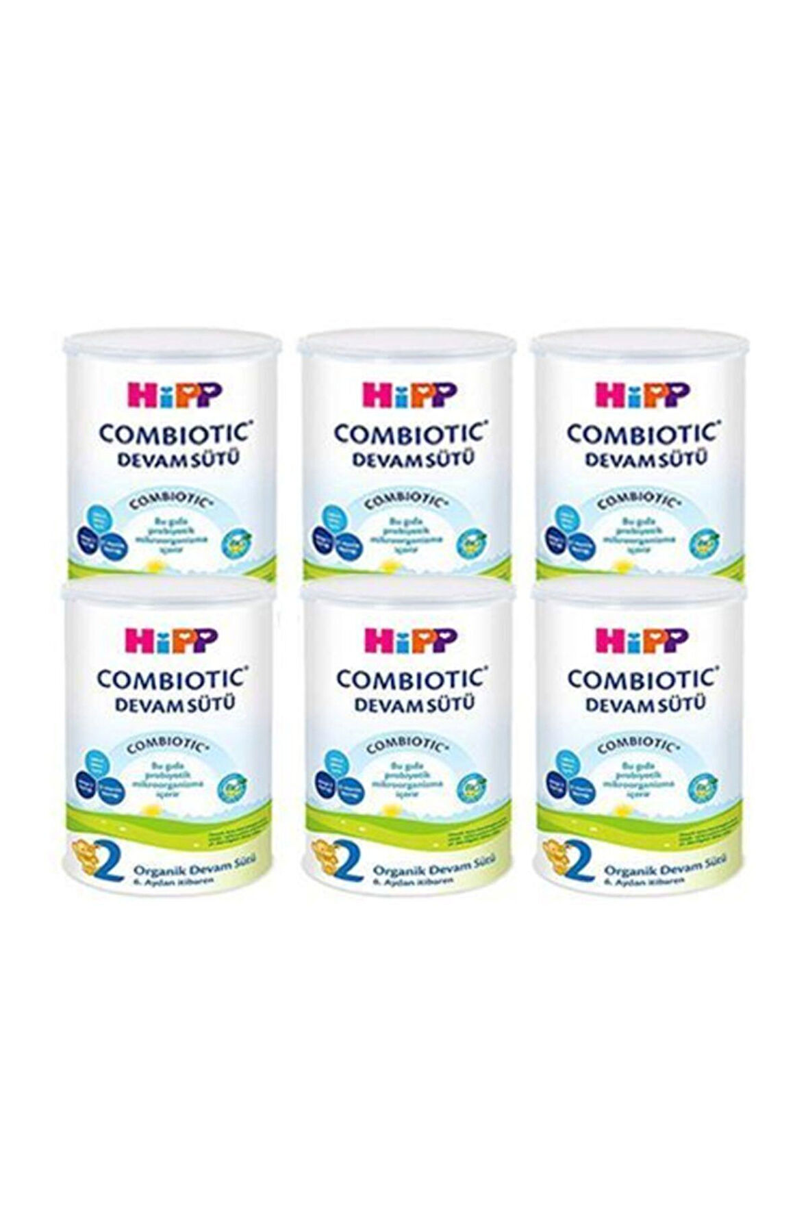 Hipp 350 Gr 2 Numara Organik Combiotic Bebek Devam Sütü 6 Lı Paket