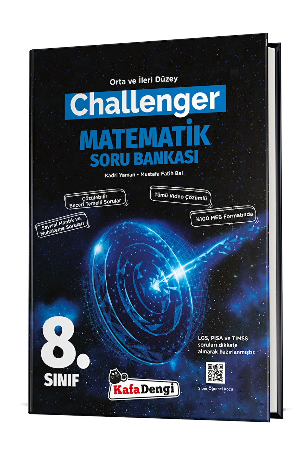 8. Sınıf CHALLENGER Matematik Soru Bankası - Tümü Video Çözümlü (Orta ve İleri Düzey)