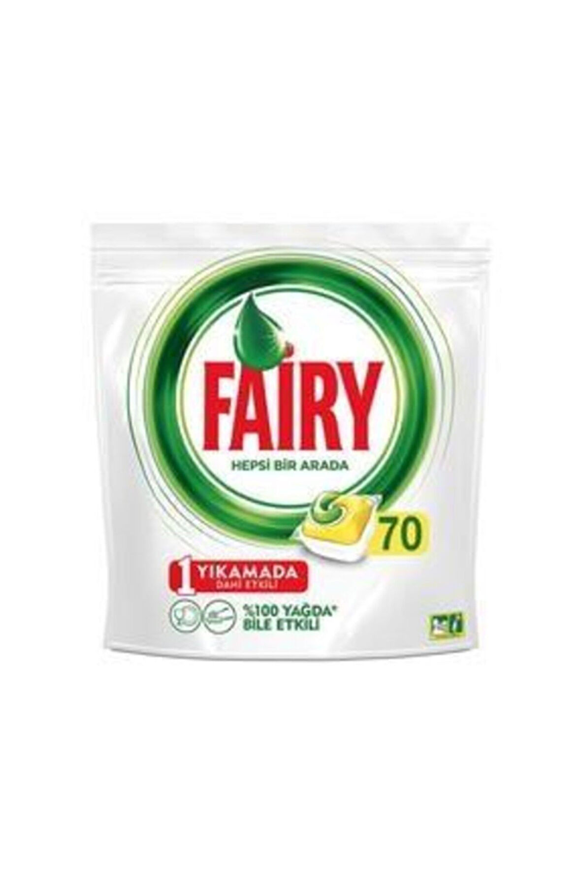 Hepsi Bir Arada Bulaşık Makinesi Kapsülü Limon 70'li X4 Adet