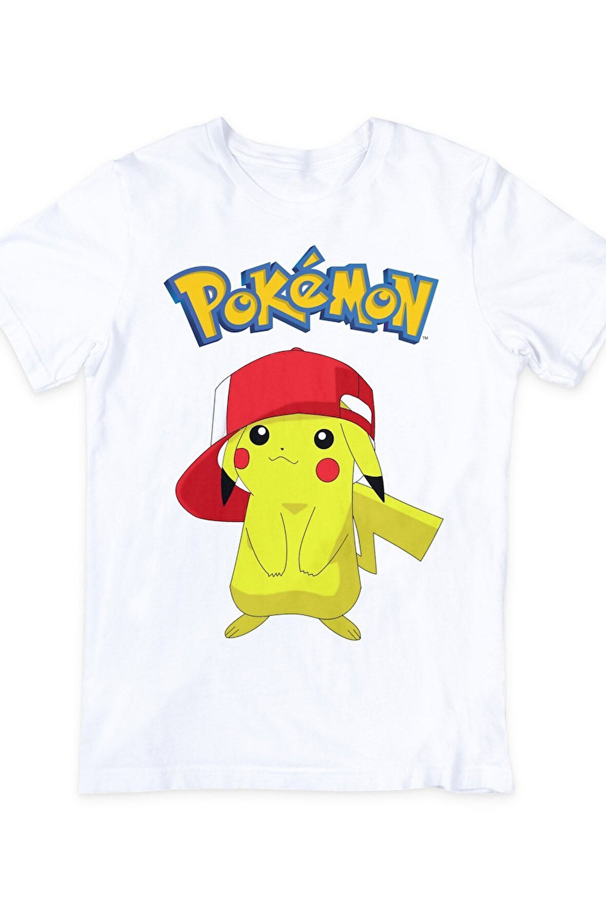 Unisex Pokemon Pikachu Çocuk Tişört