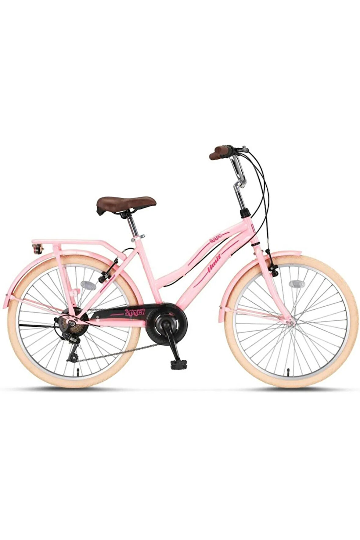 ÜMİT 2641 STITCH-L KADIN ŞEHİR BİSİKLETİ V 26 JANT 7 VİTES PEMBE