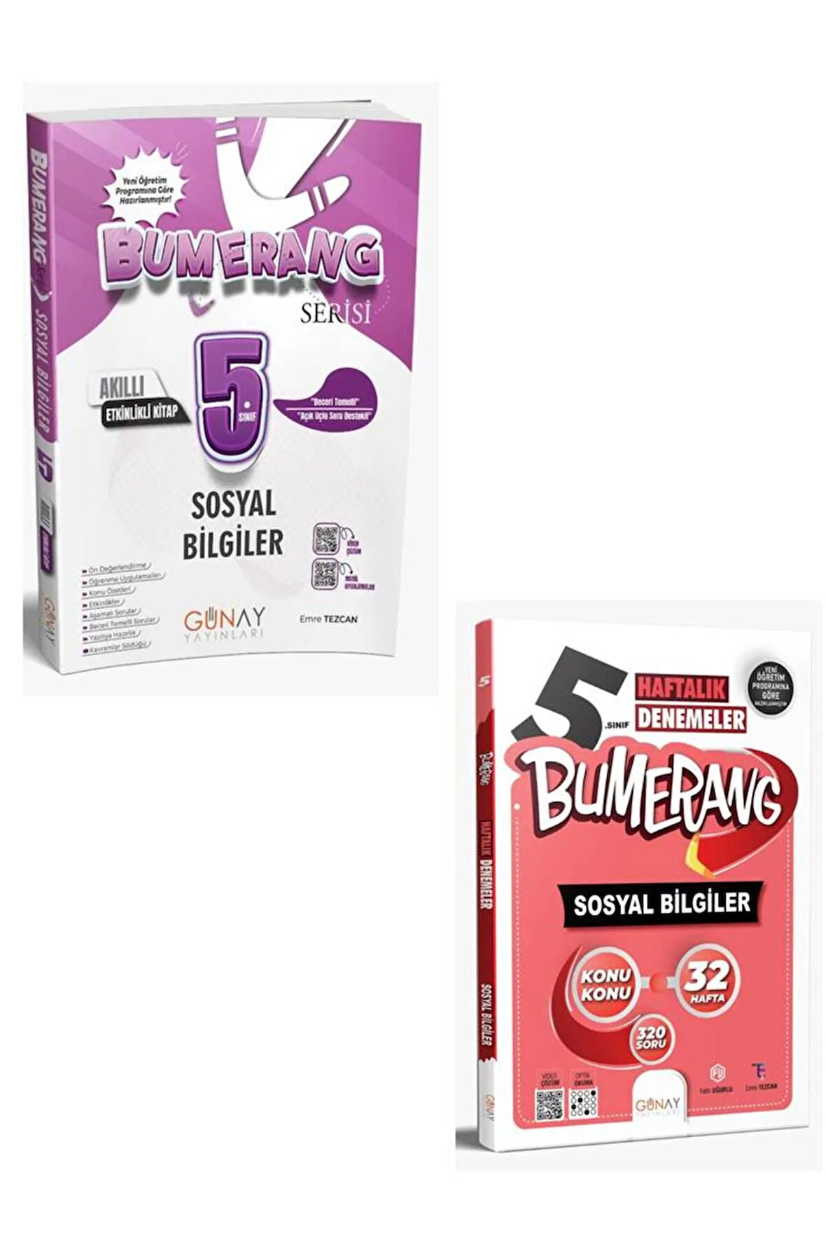 5.SINIF BUMERANG ETKINLIKLI SOSYAL BILGILER + BUMERANG 32 HAFTALIK SOSYAL BILGILER DENEMELERI