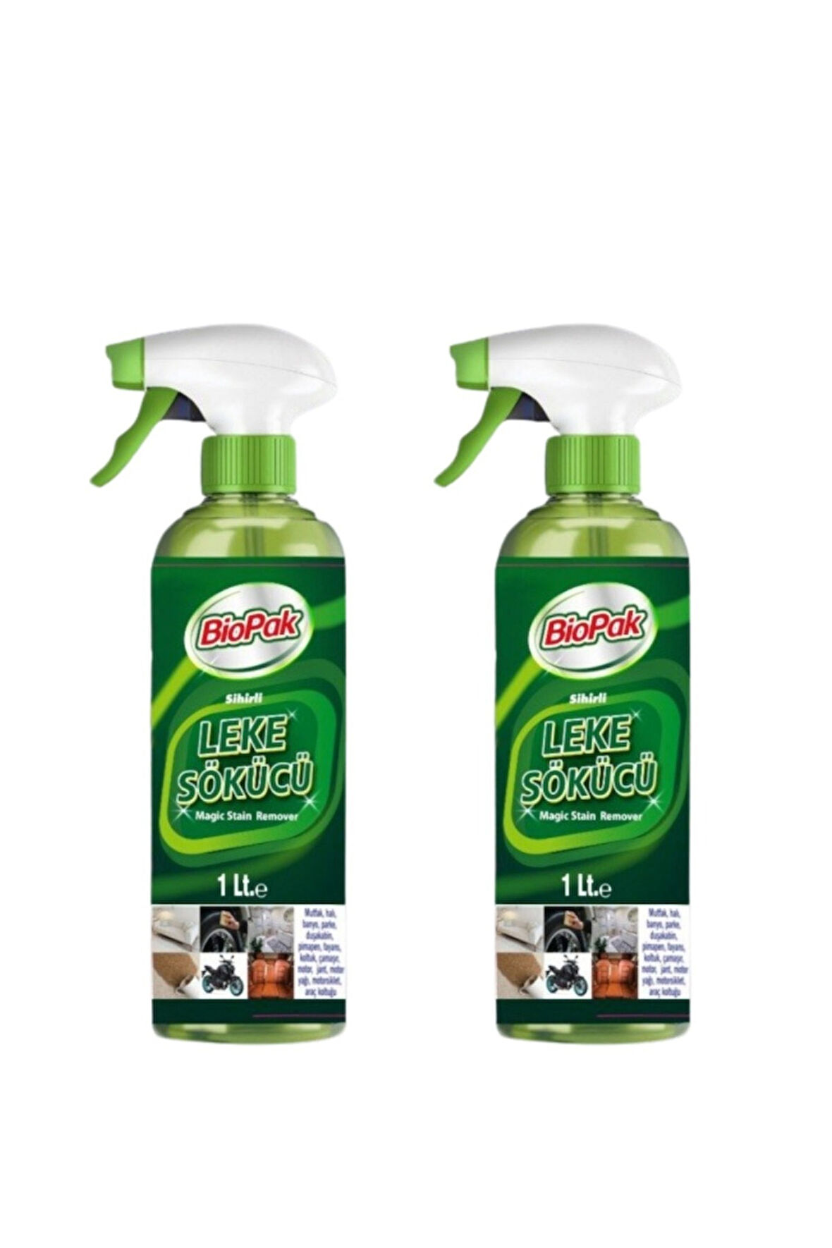BİOPAK Leke Sökücü Sihirli Yeşil Güç 2'li