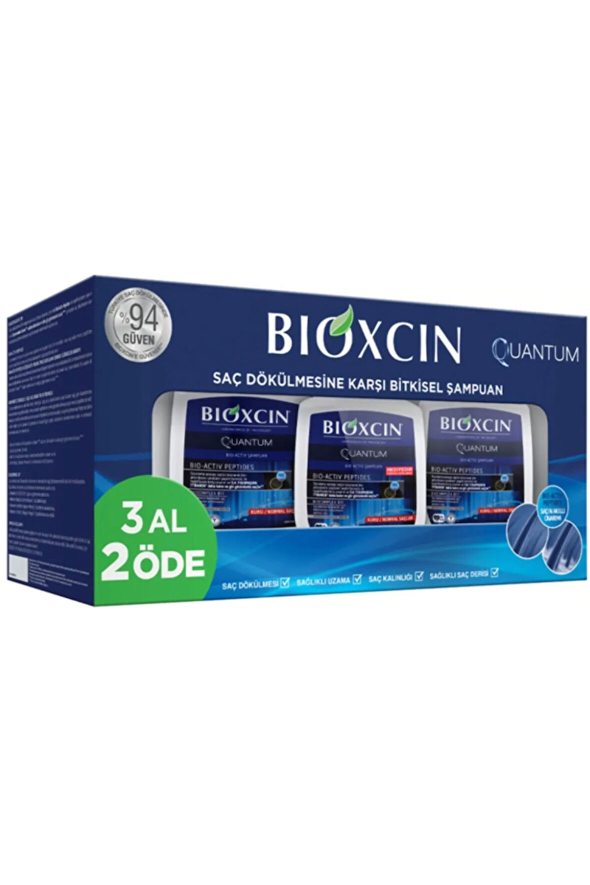 Quantum Bio-activ Şampuan 300 Ml 3 Al 2 Öde (kuru Ve Normal Saçlar)
