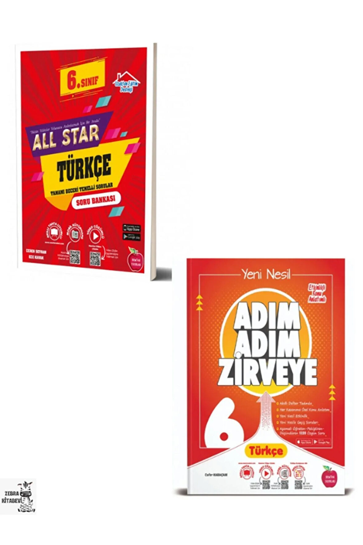6.sınıf All Star Türkçe, Adım Adım Türkçe Soru Bankası Seti Hediyeli