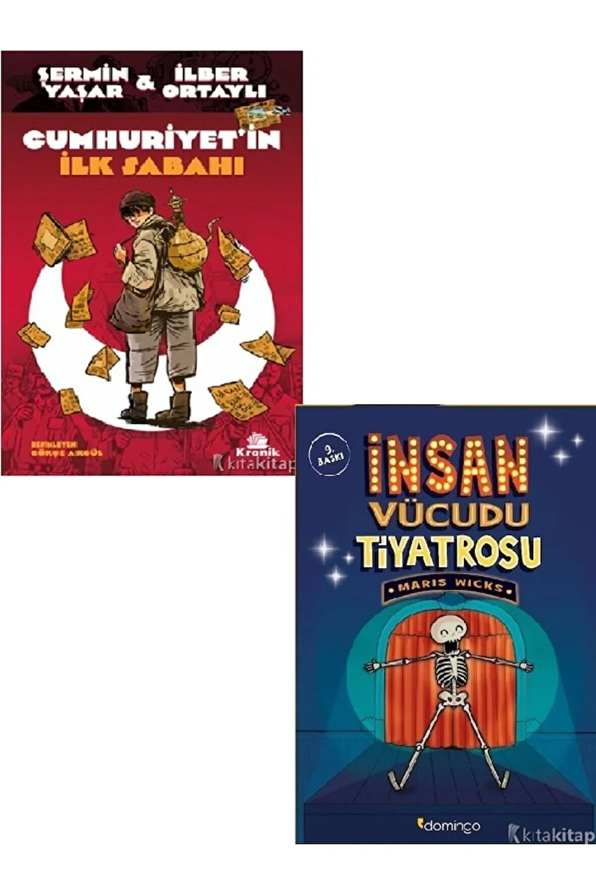 Cumhuriyet’in İlk Sabahı - İnsan Vücudu Tiyatrosu (Ciltli)-Maris Wicks - Şermin Yaşar 2 KİTAP SET