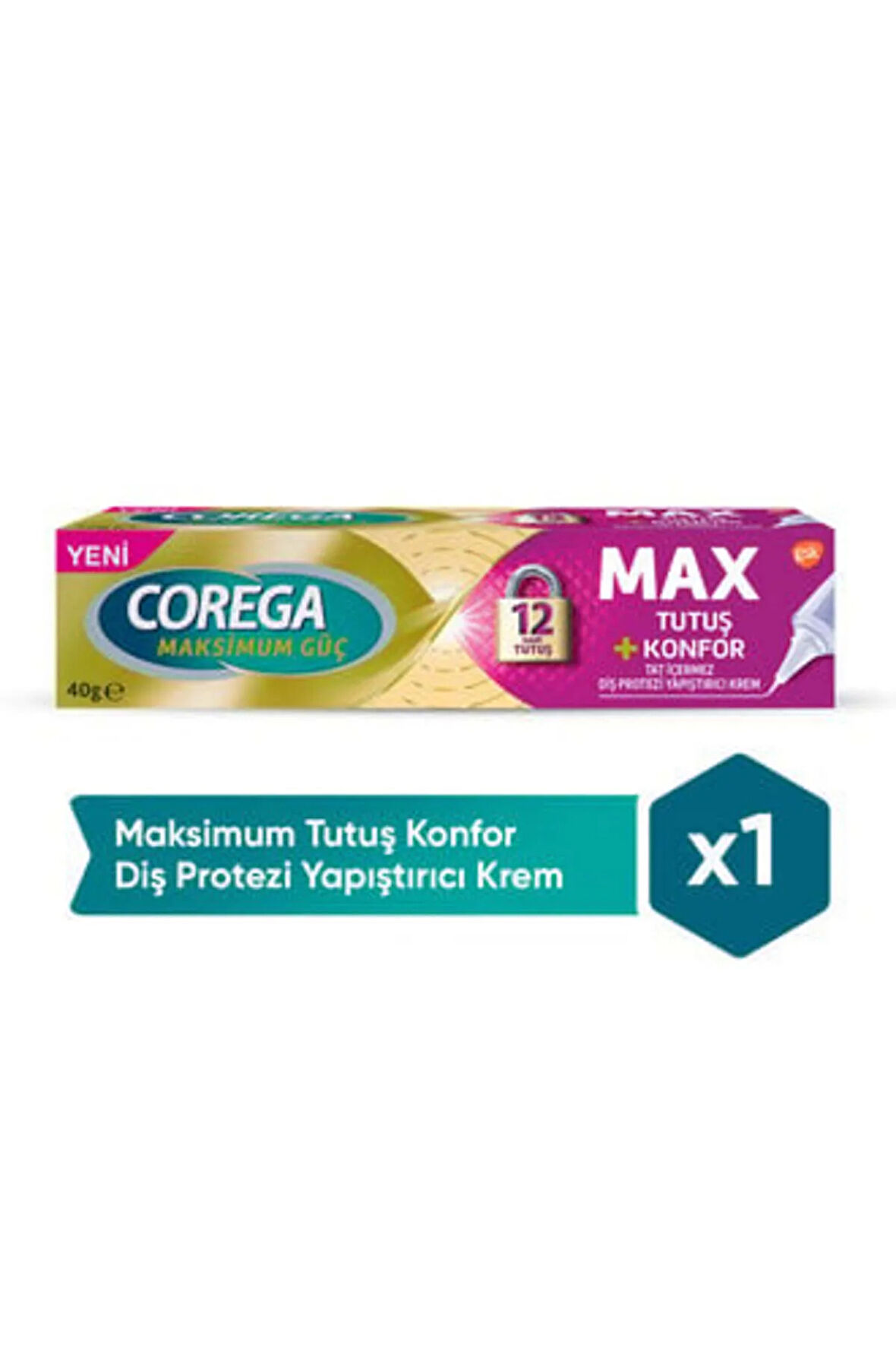 Yastık Konforu Diş Protezi Yapıştırıcı Krem 40G ( 1 ADET )