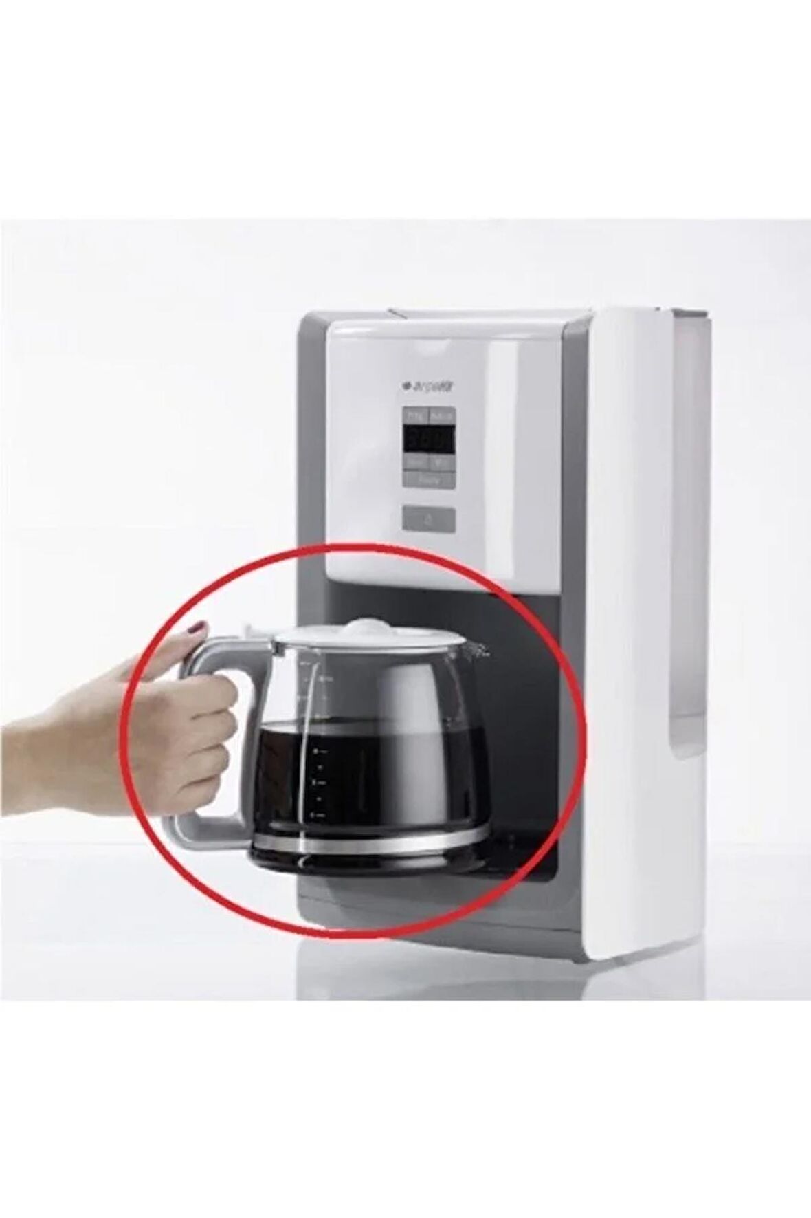 K 8115 Kahve Makinesi Cam Hazne Demlik Sürahi Orijinal 9193812113