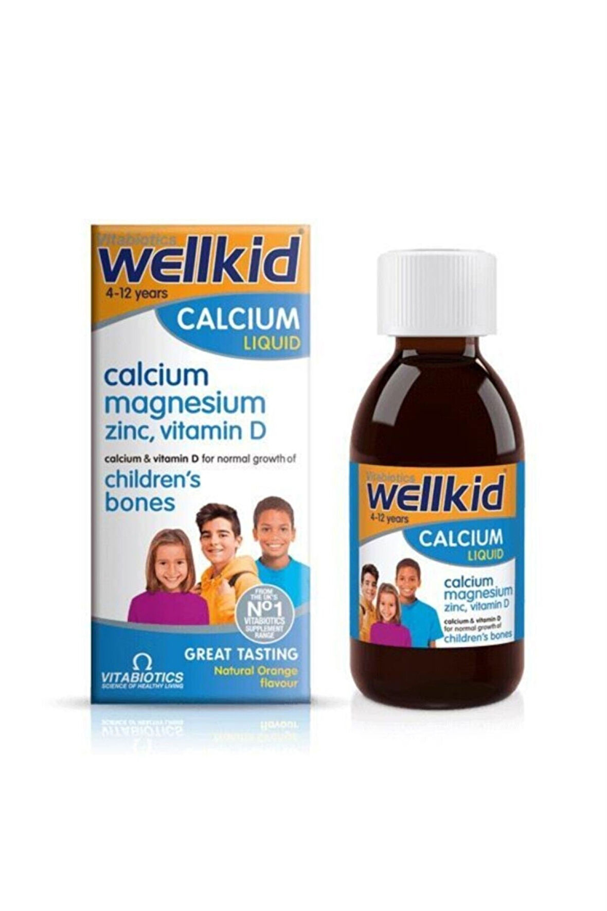Wellkid Calcium Liquid Şurup 150 ml