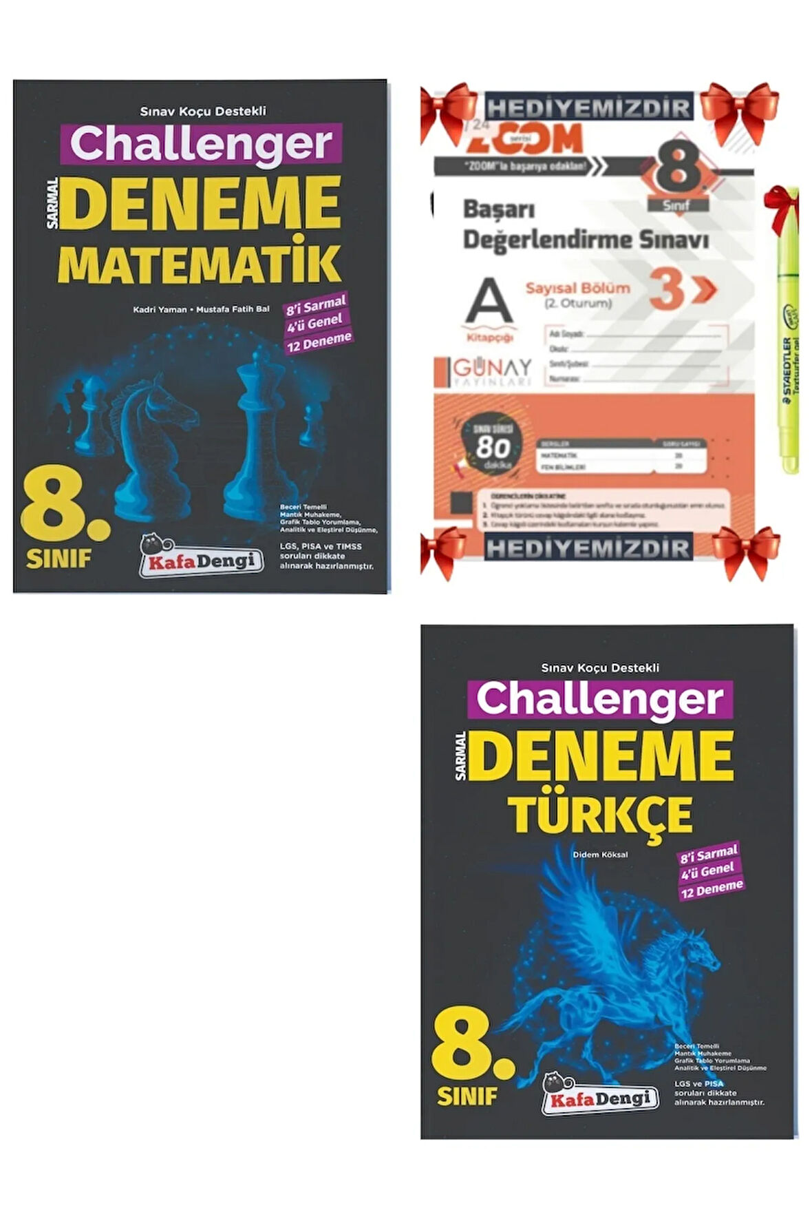 Lgs 8. Sınıf Challenger Matematik Türkçe Deneme Set