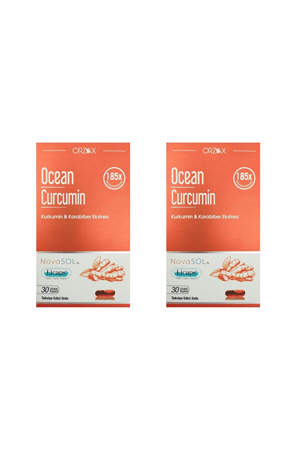 Ocean Curcumin 30 Kapsül 2'li Paket