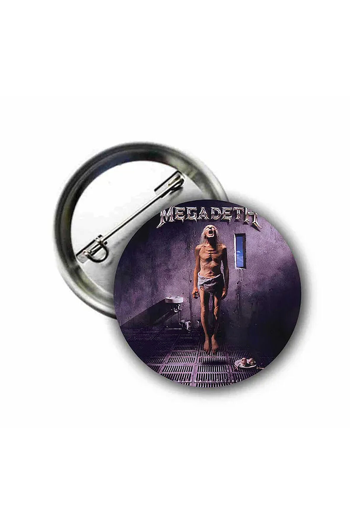 Megadeth Countdown to Extinction Buton Rozet