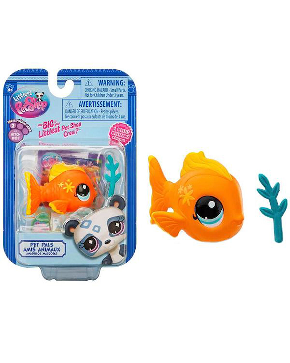 Littlest Pet Shop Minişler Tekli Paket S2 Balık 72