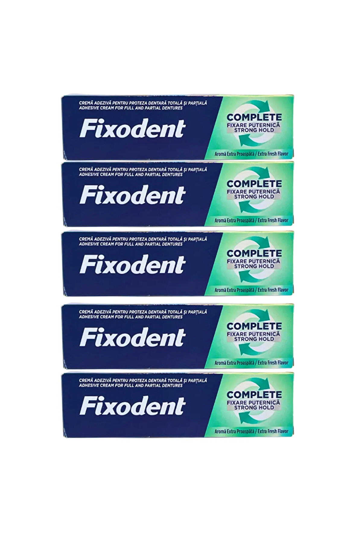 Diş Protez Yapıştırıcı Krem Naneli 37 Gr X5 Adet