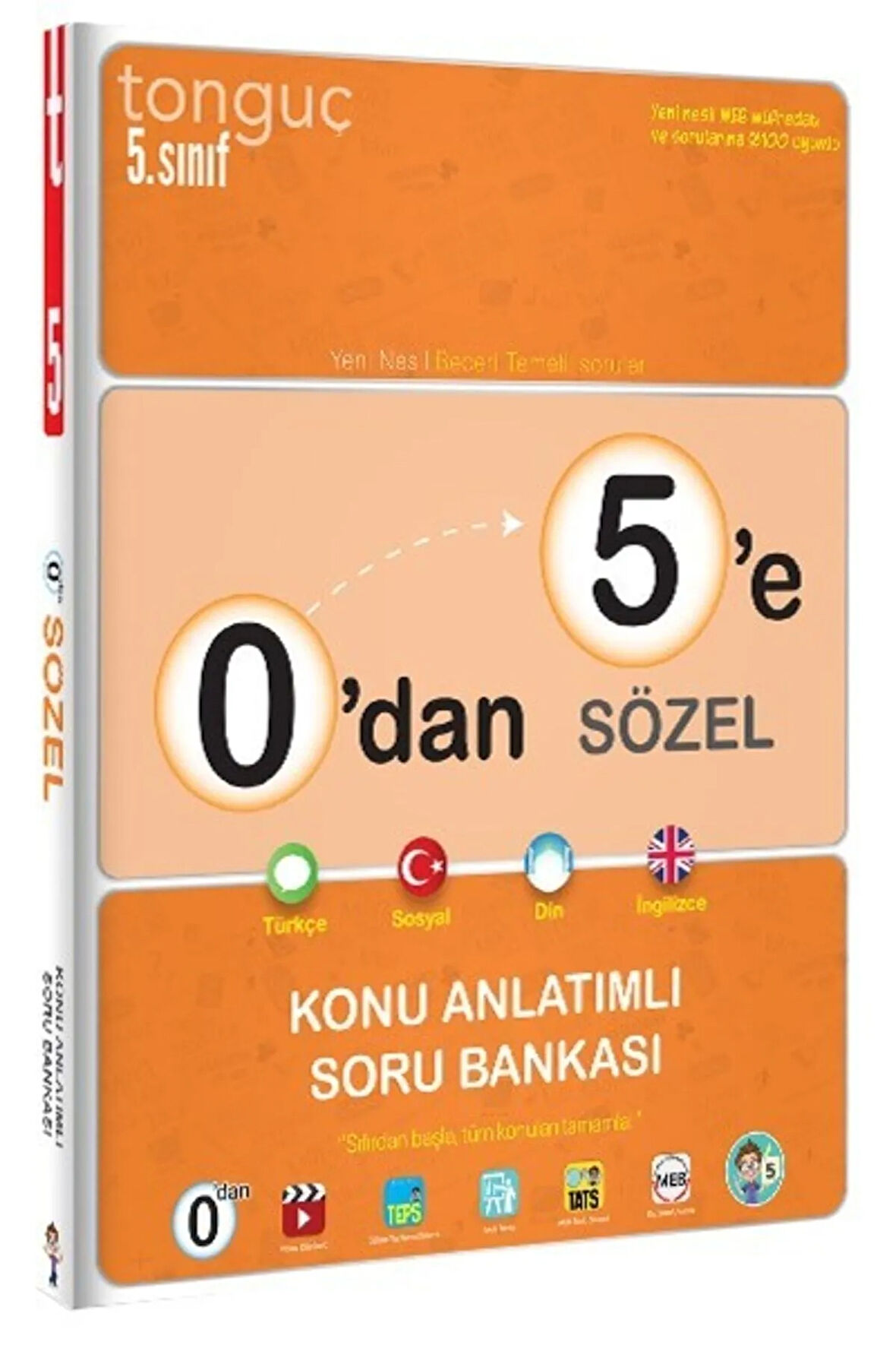 0'dan 5'e Sözel Konu Anlatımlı Soru Bankası / Kolektif / Tonguç Akademi / 9786254224515