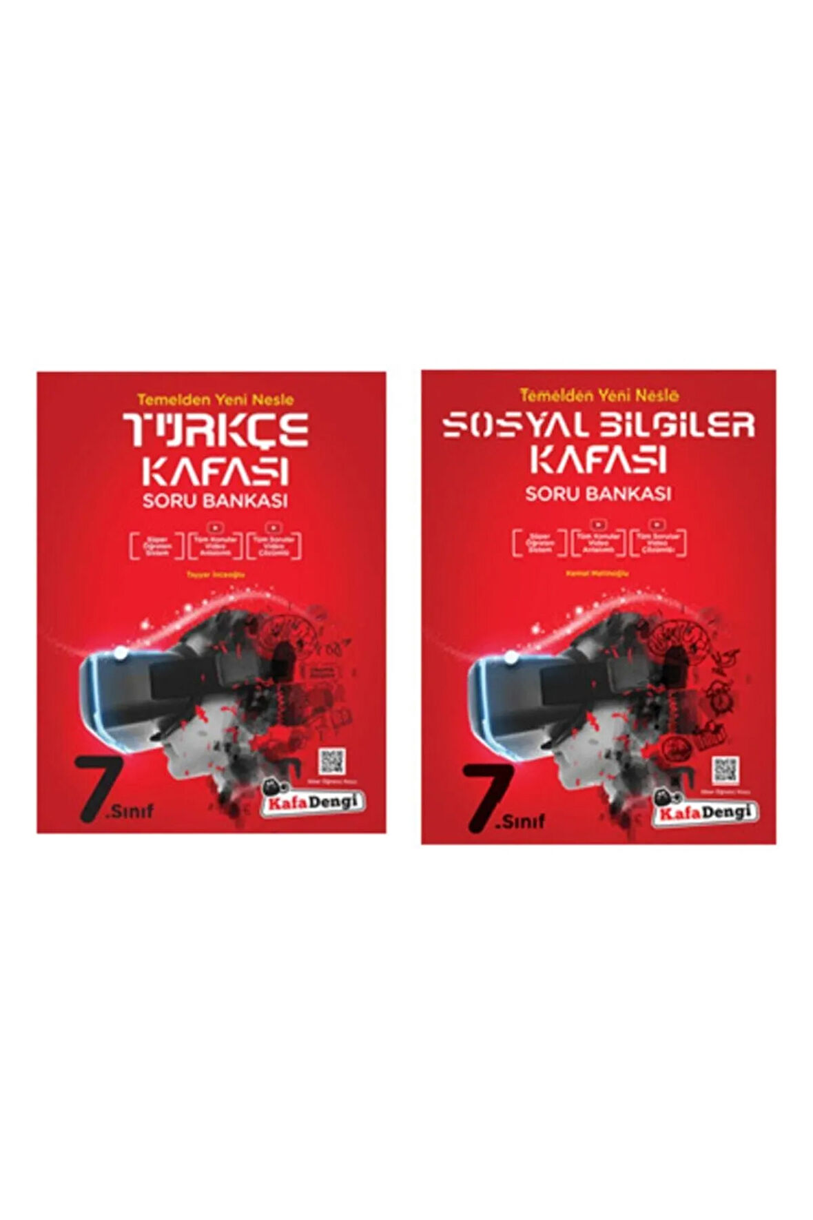Kafadengi Yayınları 7. Sınıf Türkçe + Sosyal Bilgiler Kafası Soru Bankası