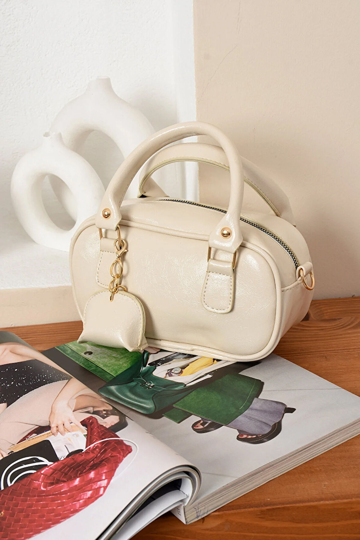 Lüks Omuz Çantası Çapraz Askılı