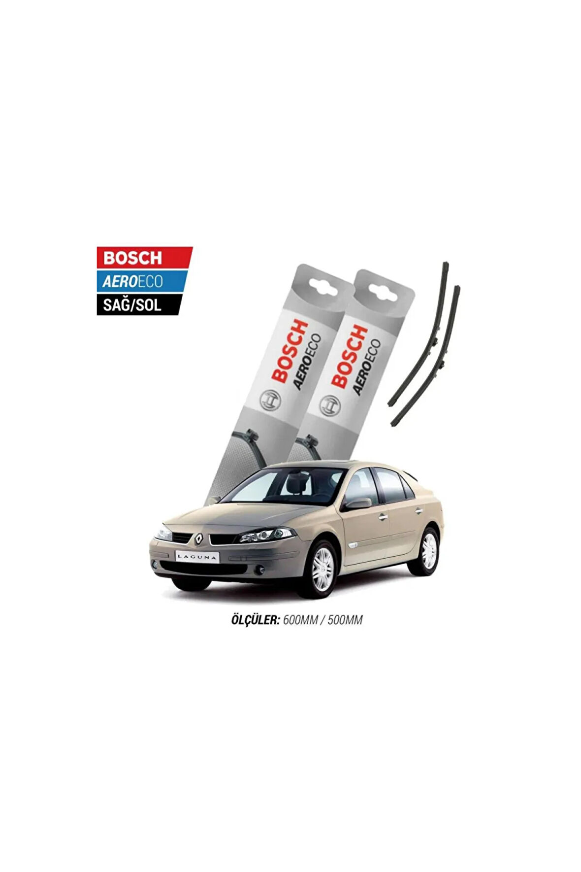 Renault Laguna 2 2007 Model Bosch Aeroeco Muz Silecek Takımı
