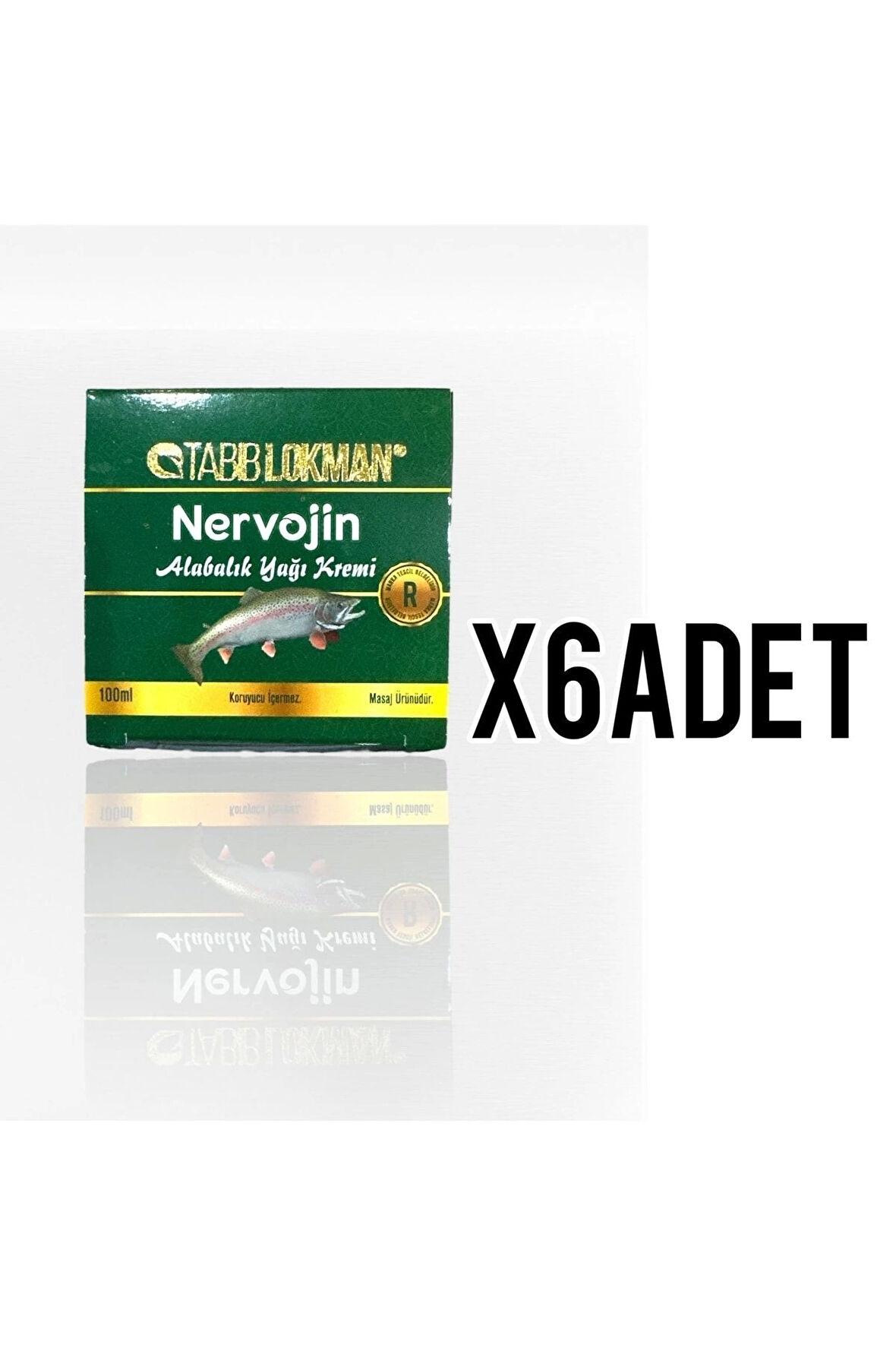 6adet Nervojin Alabalık Yağı Kremi 100ml