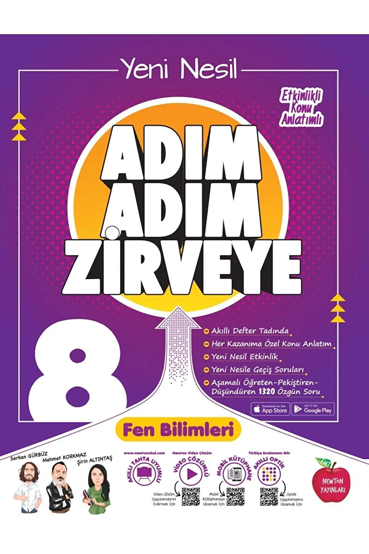 Newton 8.sınıf Fen Bilimleri Adım Adım Zirveye Soru Bankası